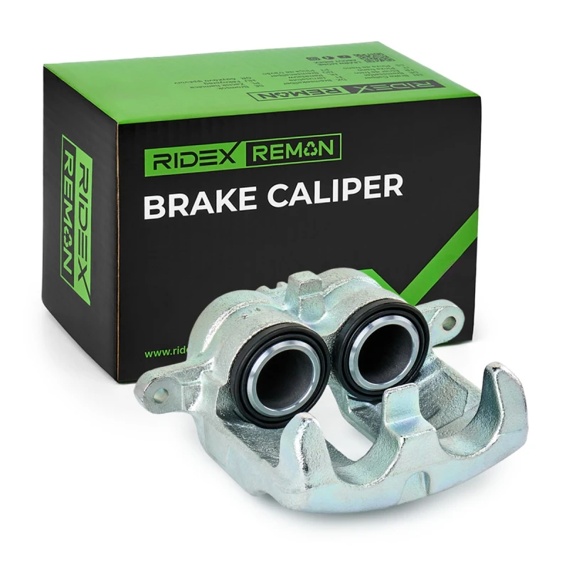 Image of RIDEX REMAN 78B1610R Brake caliper Front Axle Grey Cast Iron Brake Caliper (78)