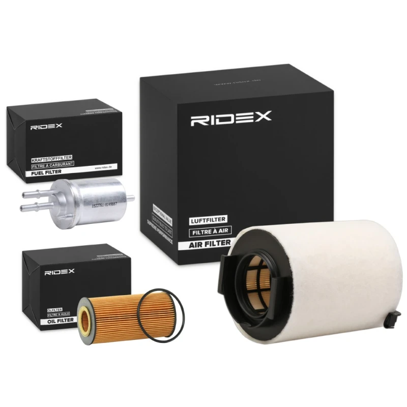 Image of RIDEX 4055F22796 Filter Set with gasket/seal, with pre-filter Filter Set (4055)