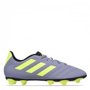 Image of adidas Goletto Firm Ground Football Boots Childrens - Grey/SolYellow