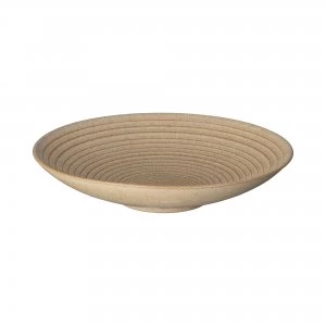 image of Denby Studio Craft Birch Medium Ridged Bowl