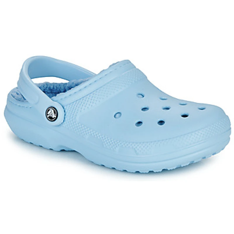 Image of Crocs Unisex Classic Lined Clogs Blue Calcite M11