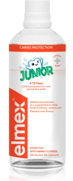 image of Elmex Junior Caries Protection Kids Mouthwash 400ml