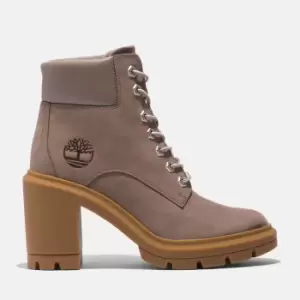 image of Timberland Allington Height Lace-up Boot For Her In Grey, Size 3.5