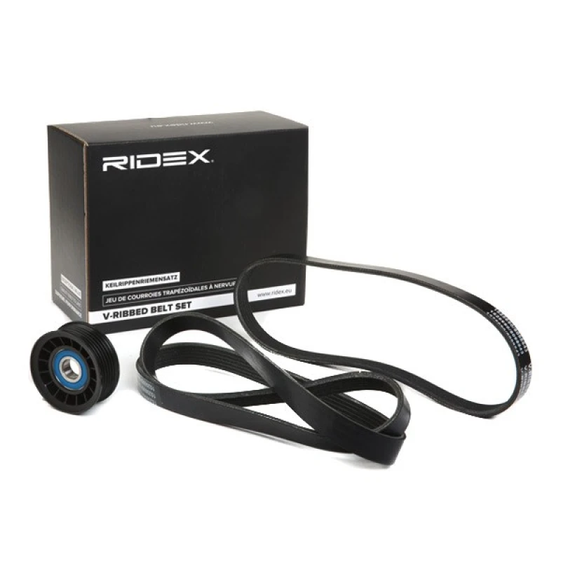 Image of RIDEX 542R0217 V-ribbed belt set V-Ribbed Belt Set (542)