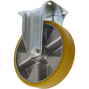 Image of Sealey Fixed Plate Castor Polyurethane 200mm