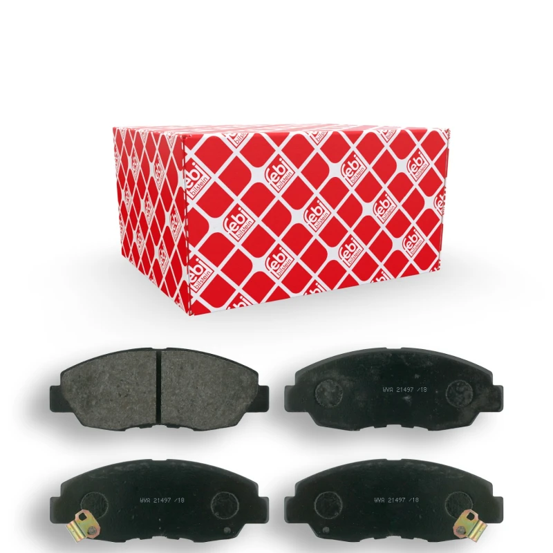 Image of FEBI BILSTEIN 16296 Brake pad set Front Axle, with acoustic wear warning Brake Pad Set,disc brake (402)