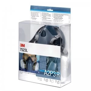 image of 3m Half Mask And Filter Kit 7523l