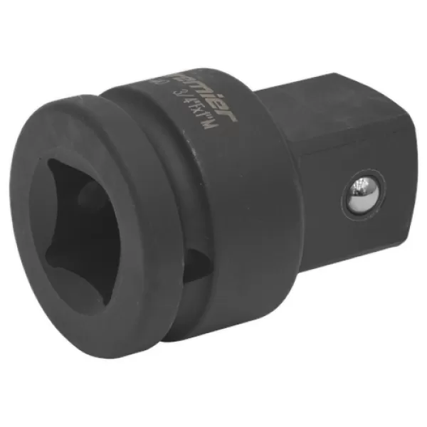 Image of Genuine SEALEY AK5404 Impact Adaptor 3/4Sq Drive Female - 1Sq Drive Male
