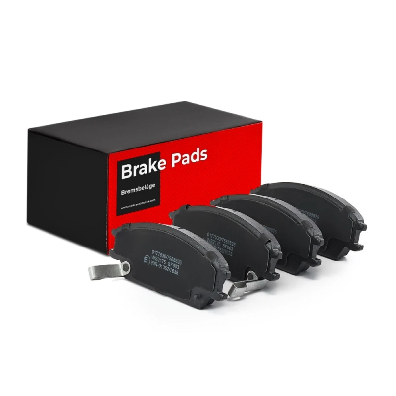 Image of STARK SKBP-0010132 Brake pad set Front Axle, with acoustic wear warning Brake Pad Set,disc brake (402)