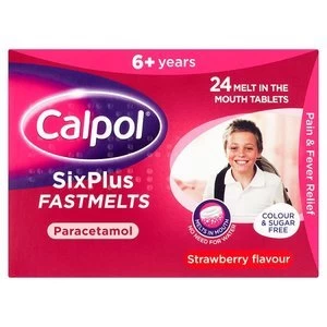 Image of Calpol 6+ Years Fastmelts Dissolving Tablets 24s