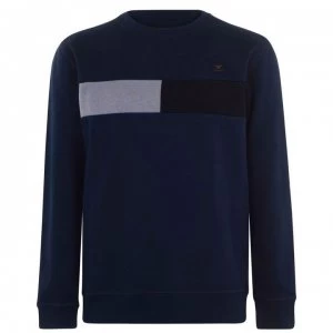 image of VOI Matera Crew Sweatshirt Mens - Navy/Black/Grey