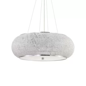 Image of Pasha' 14 Light Ceiling Pendant Chrome