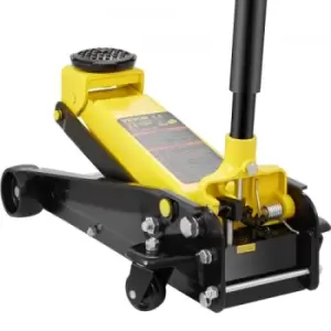 Image of VEVOR Floor Jack, 3 Ton Low Profile Floor Jack, Heavy-duty Steel Racing Floor Jack With Single Piston Quick Lift Pump, Floor Jack Lifting Range 130 mm