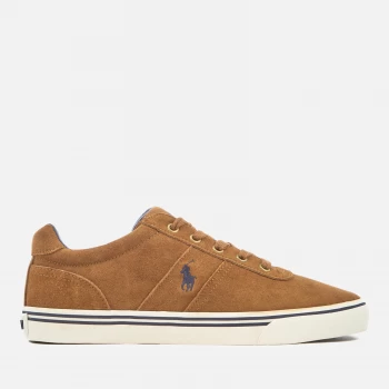 Image of Polo Ralph Lauren Mens Hanford Vulcanised Suede Trainers - New Snuff - UK 10 - Tan