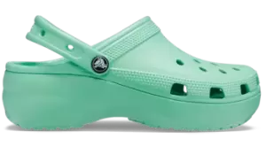 Image of Crocs Classic Platform Clogs Women Jade Stone 6
