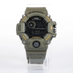 Image of Casio G SHOCK Professional Rangeman Triple Sensor Watch GW 9400 3 Green