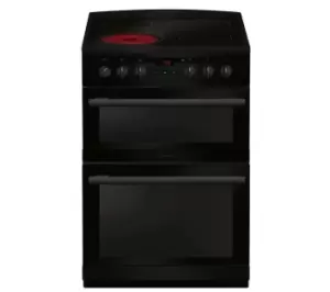 image of AMICA AFC6550BL 60cm Electric Ceramic Cooker - Black