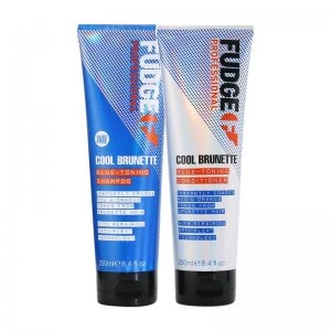 image of Fudge Cool Brunette Toning-Blue Duo 250ml