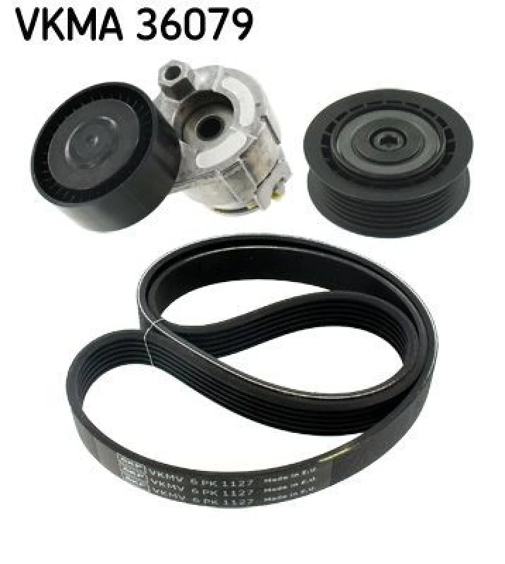 Image of SKF V-Ribbed Belt Set SKF VKMA 36079