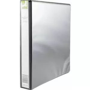 Image of Qconnect - A4 25MM 4-Ring Presentation Binder Black - Black