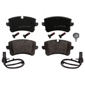 Image of Brake Pad Set 116016 by Febi Bilstein Rear Axle
