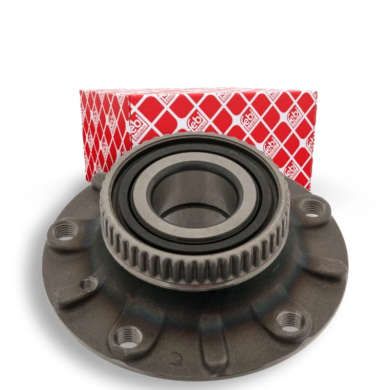 Image of FEBI BILSTEIN 04436 Wheel bearing kit Front Axle Right, with ABS sensor ring Wheel Bearing Kit (654)