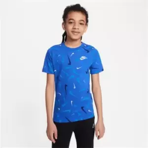 Nike NSW T-Shirt Junior Boys - Blue