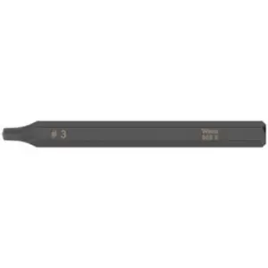 Image of Wera 868 S Square Head Socket Bit for Impact Screwdrivers: # 3 x 70 mm - N/A