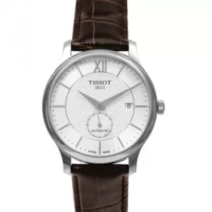 image of T-Classic Tradition Automatic Small Second Automatic Silver Dial Mens Watch