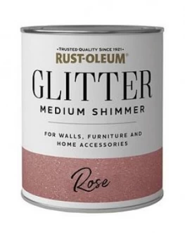 Image of Rust-Oleum Glitter Medium Shimmer Rose 250Ml