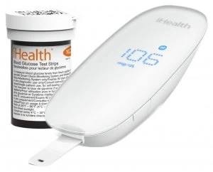 Image of iHealth Blood Glucose Test Strips 2 Vials of 25 Strips