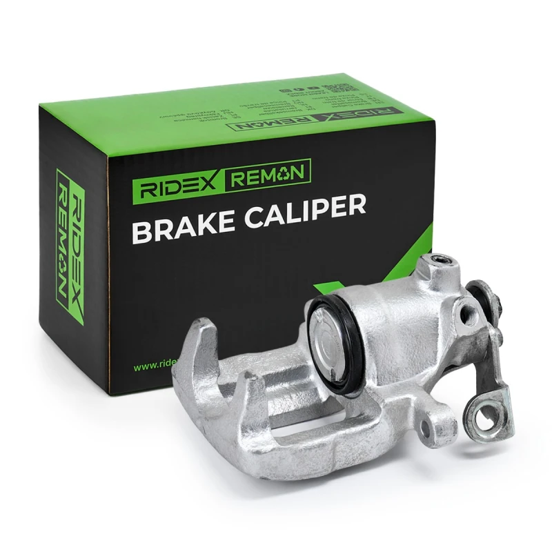 Image of RIDEX REMAN 78B1280R Brake caliper Rear Axle, without holder Grey Cast Iron Brake Caliper (78)