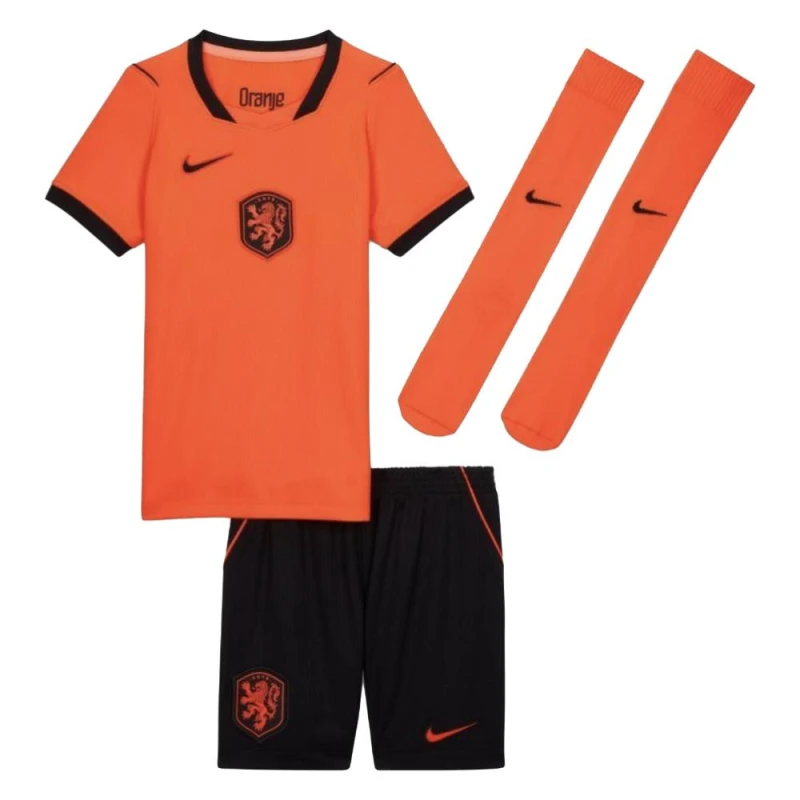 Image of Nike Unisex Kids Netherlands FIFA World Cup 2026 Mini Kit - Orange Unisex 4 - 5 Years