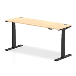 image of Dynamic Ergonomic Desk Impulse HASCP186BMPE Rectangular MFC 1200 mm x 800 mm x 730 mm Grey Oak