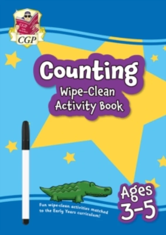 Image of Counting Wipe-Clean Activity Book for Ages 3-5 (with pen) Multiple-component retail product, part(s) enclose