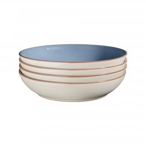 Denby Always Entertaining - The Blue Edit 4 Piece Pasta Bowl Set