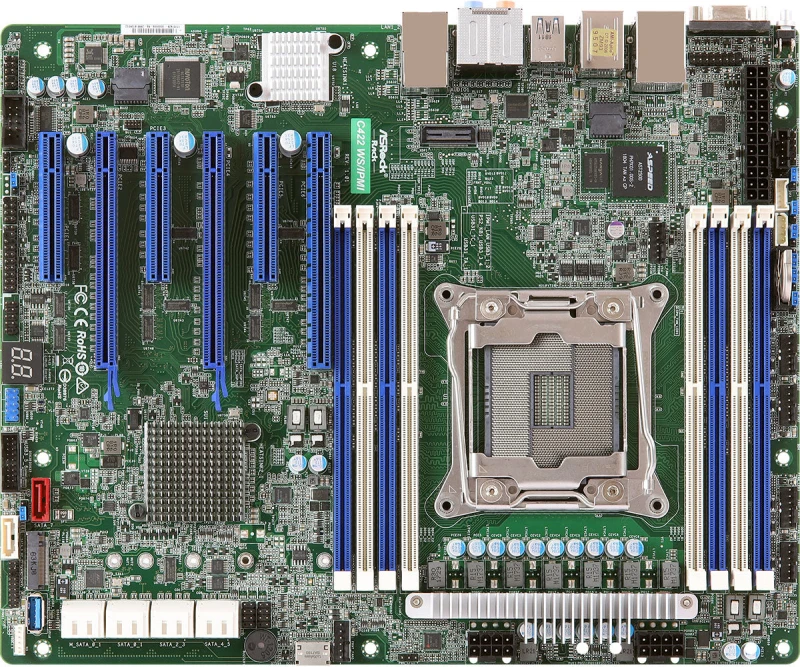 Image of Back to the Office Asrock C422 WS/IPMI motherboard LGA 2066 (Socket R4) ATX C422 WS/IPM