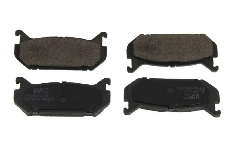 Image of MAPCO 6656 Brake pad set Rear Axle, with anti-squeak plate Brake Pad Set,disc brake (402)