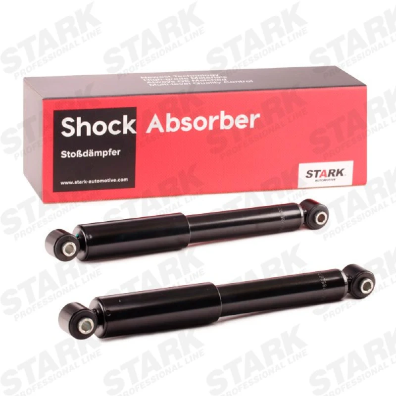 Image of STARK SKSA-01334134 Shock absorber Rear Axle, Gas Pressure, Twin-Tube, Telescopic Shock Absorber, Bottom eye Shock Absorber (854)