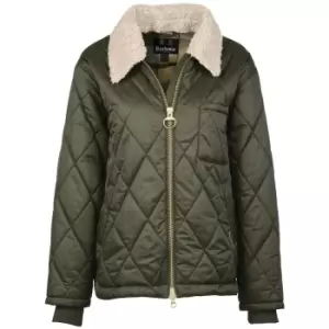 Image of Barbour Womens Vaila Quilted Jacket Sage/Classic 14
