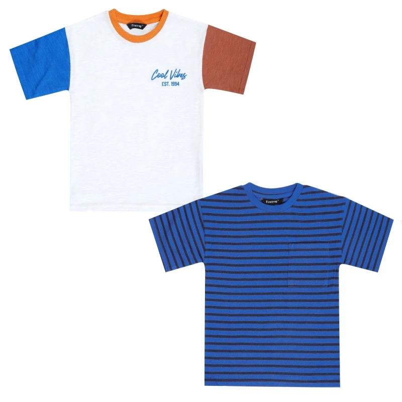 Image of Firetrap T-Shirt 2-Pack Infant Boys - Multi Multi One Size