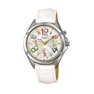 Image of Casio SHEEN Multiple Hand Models Analog Watch SHE-3031L-7A - White