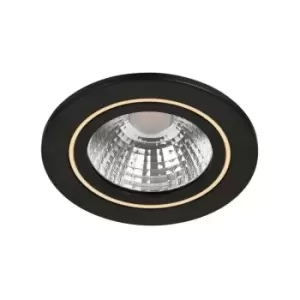 image of Nordlux Alec LED Dimmable Recessed Downlight Black, 3000K