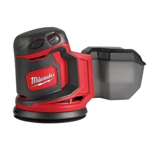 image of Milwaukee Power Tools M18 BOS125-0 Random Orbital Sander 18V Bare Unit