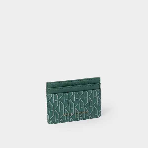 Image of Katie Loxton Green Signature Card Holder KLB2914