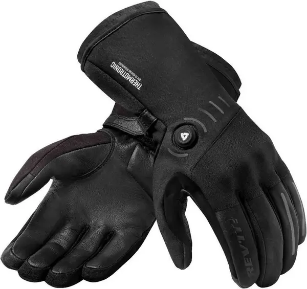 Image of REV'IT! Freedom H2O Heated Gloves Black Size M