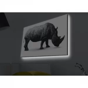 Image of 4570MDACT-014 Multicolor Decorative LED Lighted Canvas Painting