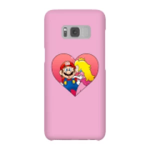 image of Nintendo Super Mario Peach Kiss Phone Case - Samsung S8 - Snap Case - Gloss