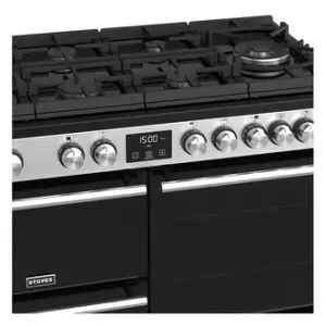 image of Stoves 444410752 100cm Precision DX S1000DF GTG Dual Fuel Range in St