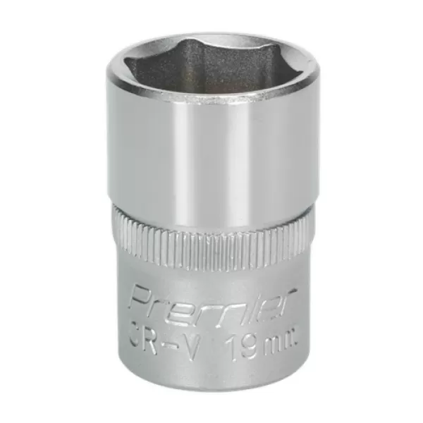 image of Genuine SEALEY S1219 WallDrive&#174; Socket 19mm 1/2Sq Drive